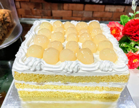 Longan Fruit Cream Cake
