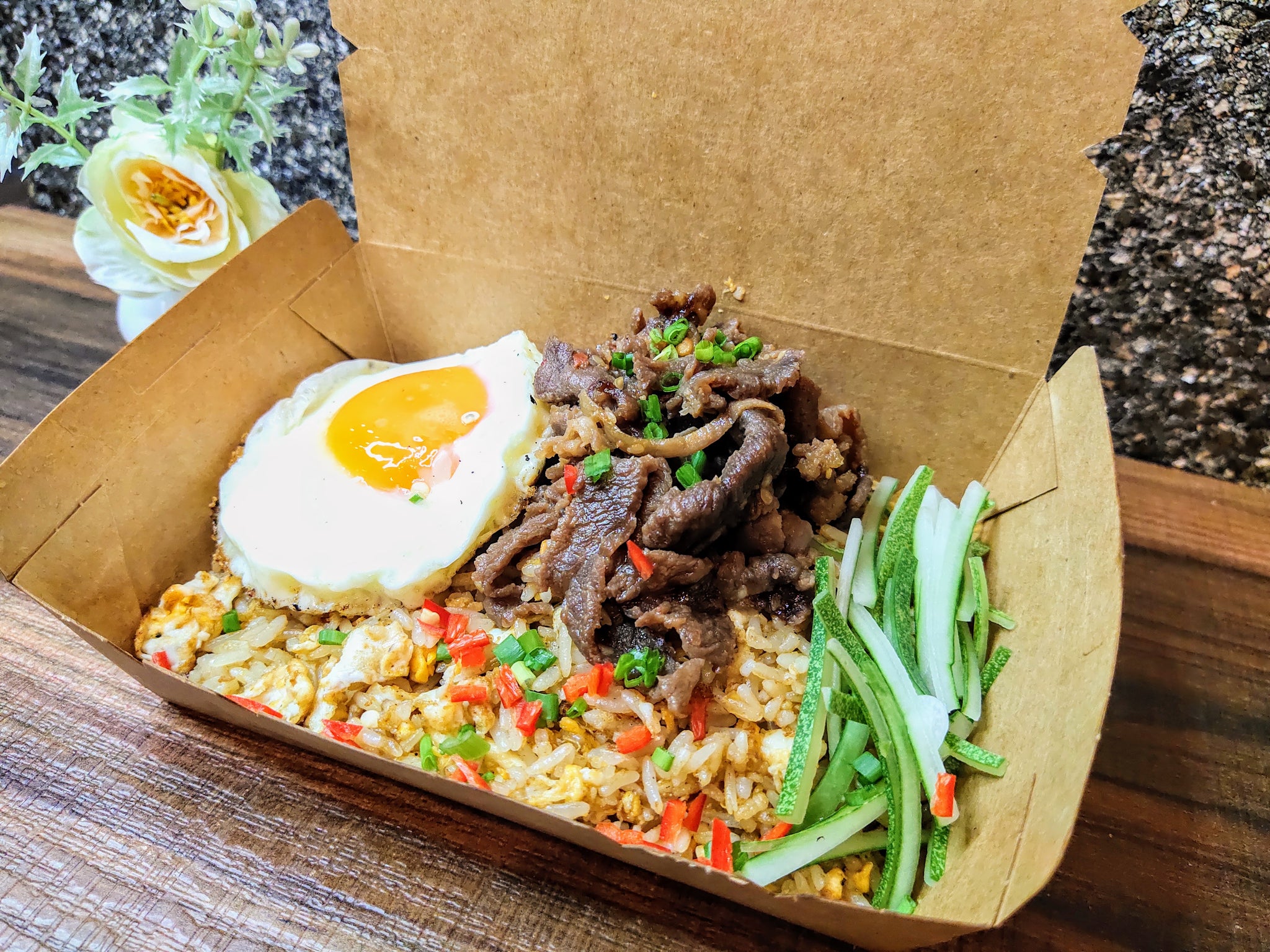 Meal Box - Heartfood Sambal Nasi Goreng with Marinated Beef