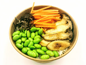 Ricebowl - Heartfood Vegetarian Set with Mushrooms